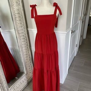 Tie Should Maxi Dress